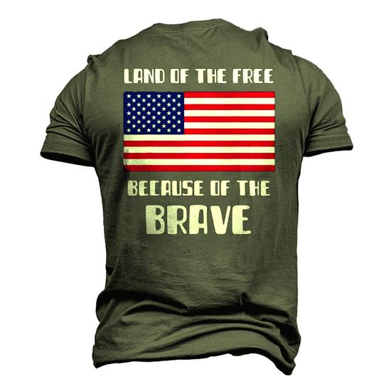 Land Of The Free, Because Of The Brave Memorial Day T-Shirt Land Of The Free, Because Of The Brave Memorial Day T-Shirt