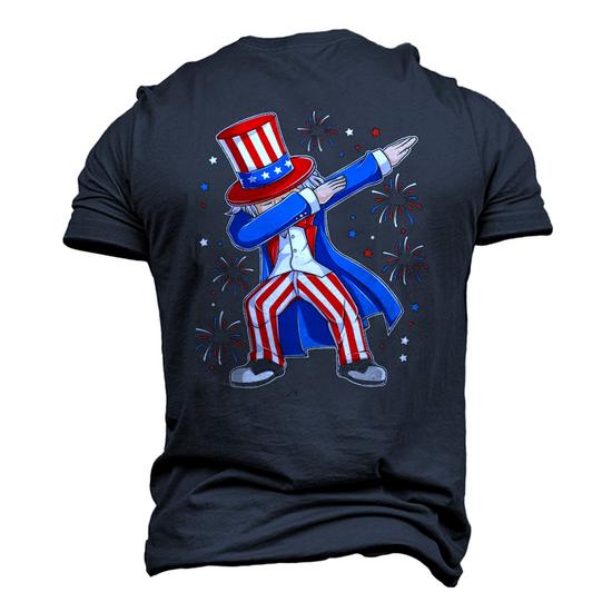 Dabbing Uncle Sam Shirt Patriotic 4th Of July Costume Kids