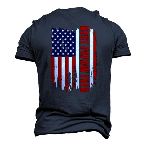 Mens 4th of July Shirts Independence Day American Flag Printed T