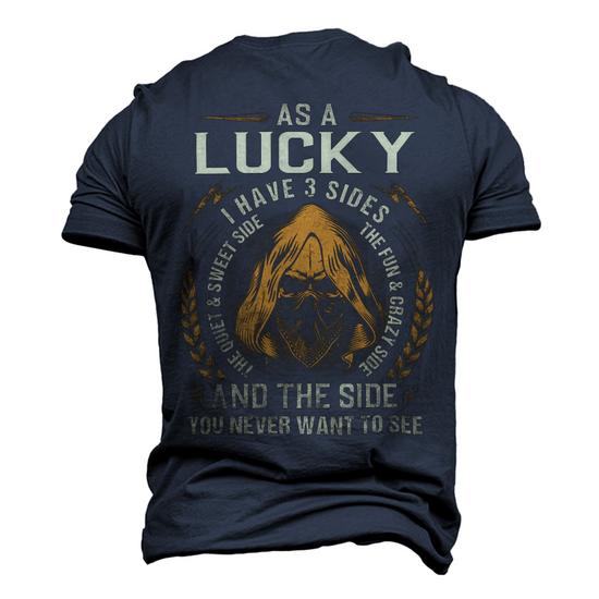Lucky Name Shirt Lucky Family Name V4 Men's 3D Print Graphic