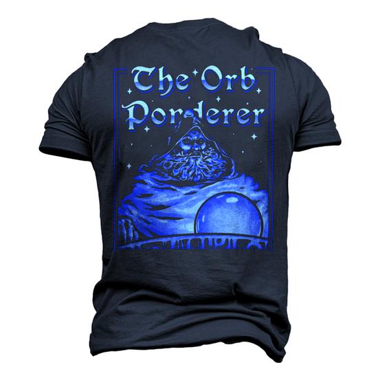 Pondering Orb Men's 3D Print Graphic Crewneck Short Sleeve T-shirt