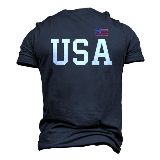 Women's American Flag Baseball T-Shirt – Patriotic 4th Of July Short Sleeve Tee, Casual Graphic Top, Gray - View #9